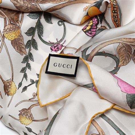 floral scarf gucci replica|gucci neckerchief.